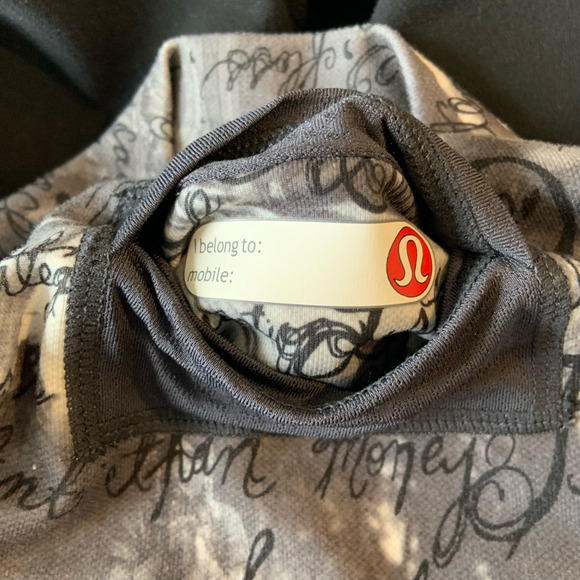 Vintage Lululemon Stirrup Joggers Womens 6 Black Manifesto Yoga Dance Y2K Preppy - Picture 11 of 12